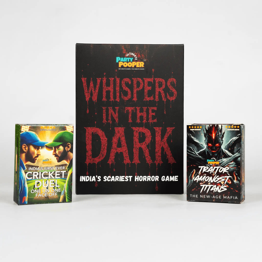 Cricket + Whispers + Traitors - Ultimate Party Pooper