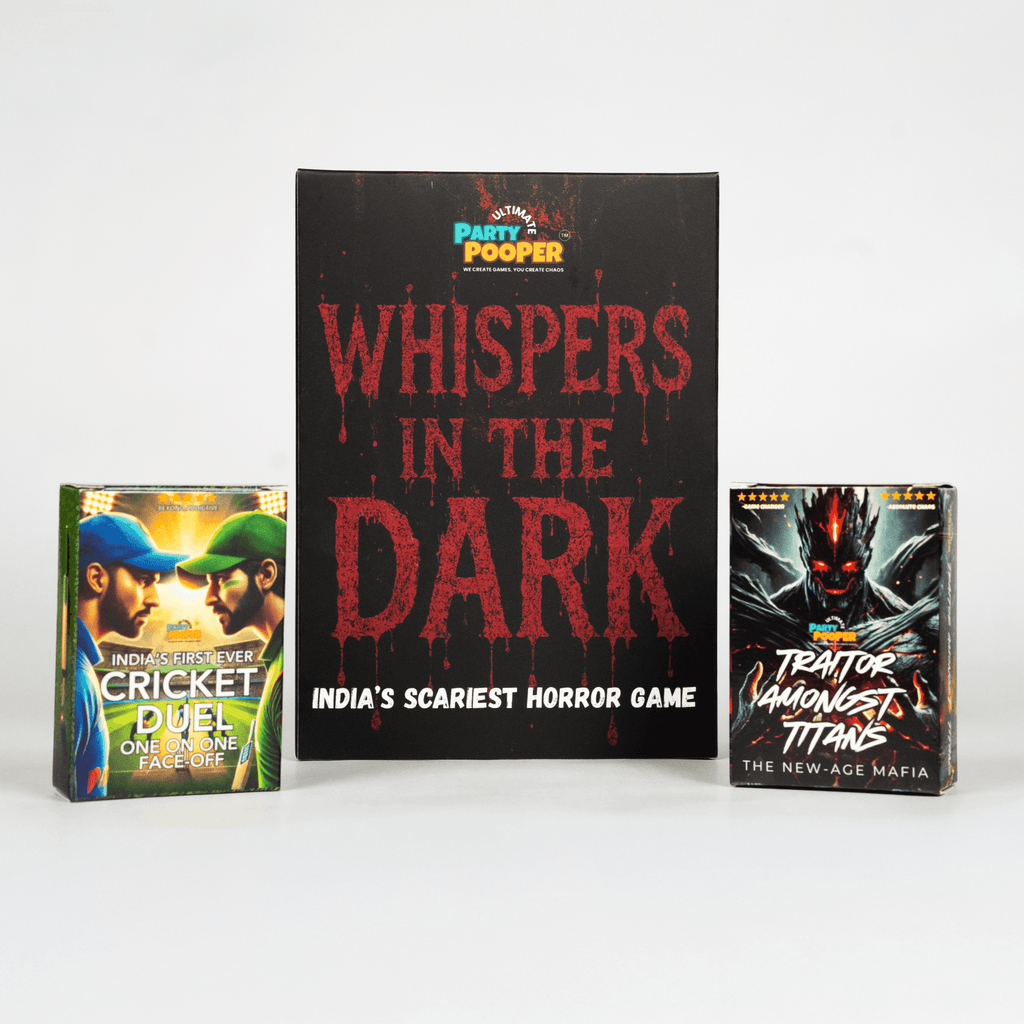 Cricket + Whispers + Traitors - Ultimate Party Pooper